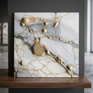 Carreaux de sol en céramique numérique aspect marbre blanc de luxe 40x40cm, meilleur prix, carreaux de porcelaine robustes pour extérieur et parking, disque de coupe - Product Image 2