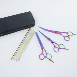 Kit de ciseaux de coiffure, ensemble d'outils de barbier avec étui de rangement, kit de ciseaux de barbier professionnel, ensemble d'outils de coupe de cheveux - Product Image 3