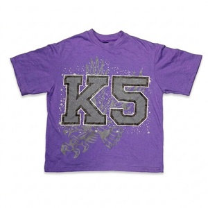 T-shirt surdimensionné en coton lourd 100% pour hommes et femmes, imprimé sur mesure - Product Image 1