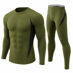 Traje de calefacción inteligente para parejas de invierno, ropa interior térmica de terciopelo de dos piezas para hombres y mujeres, Calzoncillos largos antiestáticos ecológicos - Product Image 1