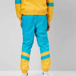 <b>Men</b>’s Custom Color Block Windbreaker Set Hooded <b>Zip</b> Jacket Sports <b>Shorts</b> Lightweight Outdoor Athletic Wear Multicolor Streetwear - Product Image 6
