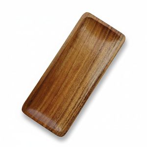 Plateau de service rectangulaire en bambou poli indien durable, service à thé, design minimaliste, motif personnalisé pour les fêtes, hôtel - Product Image 5