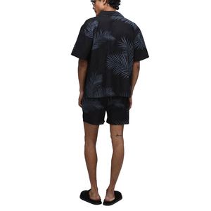 Ensemble d'été tendance pour homme en coton, t-shirt imprimé à col rond et short, tenue décontractée légère, streetwear, tenue de sport - Product Image 5