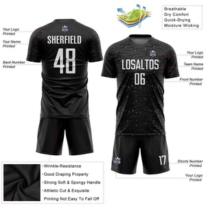 Conjuntos de Uniformes de Fútbol Sublimados Personalizados, Camisetas de Fútbol Transpirables para Equipos, Verde Blanco, Juveniles y Adultos, Manga Larga - Product Image 6