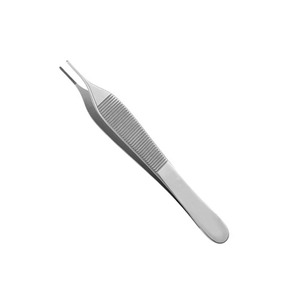 Pinzas de Disección Perry de Acero Inoxidable de Alta Calidad, Curvadas Finas con Mordaza Serrada de 125mm, Pinzas Delicadas para Apósitos y Tejidos - Product Image 5