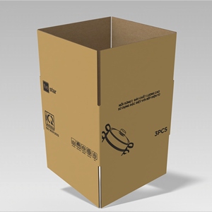 Custom Eco-Friendly Kitchenware Electronic Packaging Carton <b>Box</b> Durable Design Recycled Materials Corrugated Cardboard Vietnam - Product Image 4