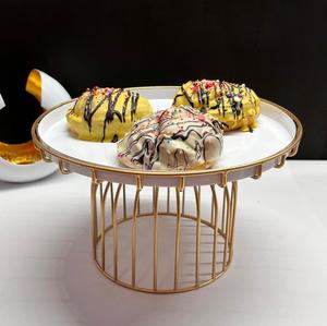 Support à gâteau à étages en métal de bonne qualité, présentoir à cupcakes pour la décoration de table de fête d'anniversaire, provenant d'un fournisseur indien, export. - Product Image 6