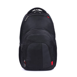 Customized <b>Men</b>’s Outdoor Backpack Black Color Knitted Fabric Youth School College Wear <b>Bag</b> Durable Casual <b>Travel</b> Sports Backpack - Product Image 1