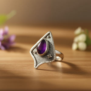 Bague en améthyste 6,6 grammes, catégorie montres élégantes - Product Image 3