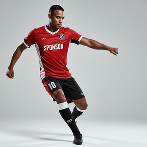 Conjunto de Camiseta y Pantalones Cortos de Fútbol Premium, Uniforme Deportivo Personalizado para Equipos de Fútbol - Product Image 1