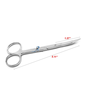 Tijeras Quirúrgicas Dentales Curvas Goldman Fox, Instrumento Profesional de Acero Inoxidable para Cortar Tejidos, para Cirugía Periodontal - Product Image 2