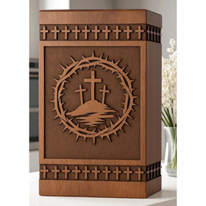 Wooden Urn for Pets – Dog and Cat Ashes <b>Memorial</b> urn <b>Memorial</b> <b>Keepsake</b> by AYAANS - Product Image 1