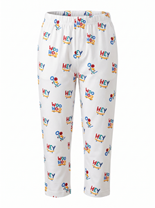 Camisa de Pijama de Manga Larga con Estampado de Frutas en Mezcla de Algodón Rosa, Cuello Camisero, Suave, Transpirable y sin Etiquetas, para Toda Temporada - Product Image 4