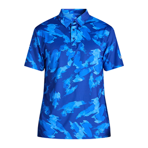 เสื้อโปโลผู้ชายสีน้ำเงินขายดีประจำปี 2026 สวมใส่สบาย ออกแบบพิมพ์ลายได้ตามต้องการ แขนสั้น ทรงเข้ารูป - Product Image 1