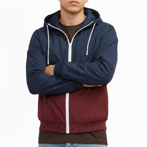 Chaqueta Cortavientos Ligera con Capucha, para Deportes al Aire Libre, Diseño Sublimado, Tela de Poliéster, Primavera, Verano, Otoño - Product Image 5