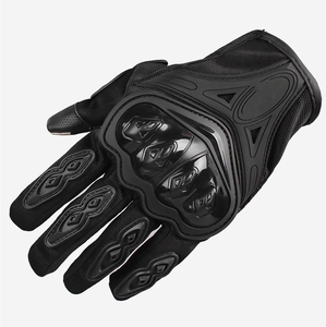 Guantes deportivos para motocicleta, hasta la muñeca, de PU transpirable, negros y rojos, para ciclismo, primavera y otoño, guantes de motocicleta de dedo completo, muy vendidos - Product Image 2
