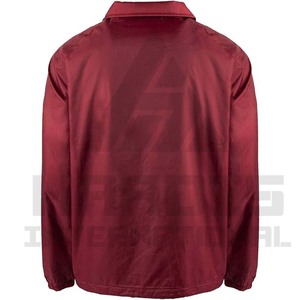 Vestes de coach sur mesure en tissu de haute qualité, vêtements pour hommes, veste de coach avec MOQ personnalisé, veste de coach personnalisée pour la saison hivernale - Product Image 6