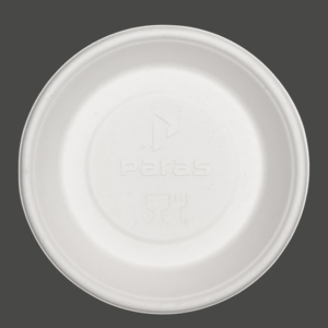 Plato liso de bagazo 100% natural de 9 pulgadas, gama de vajilla de gran capacidad – Vajilla de bagazo al por mayor para servicios de alimentación ecológicos, ca - Product Image 2