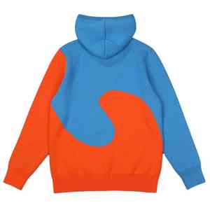 เสื้อสเวตเตอร์แบบมีฮู้ดแขนยาวสำหรับผู้ชาย คุณภาพพรีเมียม ผลิตตามสั่ง (OEM) ผลิตจากโพลีเอสเตอร์ เรยอน และผ้าฝ้ายที่เป็นมิตรต่อสิ่งแวดล้อม พร้อมโลโก้ด้านหน้า - Product Image 2