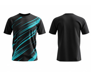 T-shirts personnalisés par sublimation pour la salle de sport et la course à pied |   Tailles pour hommes, femmes et jeunes |   Vêtements de sport légers et à séchage rapide - Product Image 3