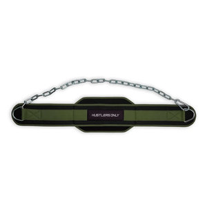 Ceinture de musculation pour l'entraînement de force et la musculation en dips, avec soutien dorsal, robuste, avec chaîne en acier - Product Image 1