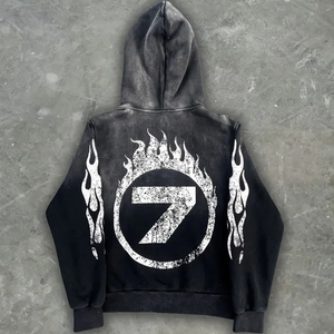 New Arrivals Custom Cheap Price Men Winter Hooded Acid Wash <b>Tracksuit</b> High Quality Oem Wholesale Stylish Top Trending 100% - Product Image 3