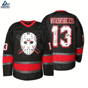 Camisetas y Tops de Hockey sobre Hielo para Adultos, Tallas Grandes, Color Negro, Nueva Tendencia, Alta Demanda, Más Vendidos, 100% Poliéster, Precio al por Mayor - Product Image 2