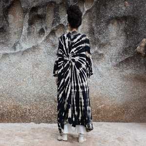 Pool Party <b>Sequin</b> Kimono Long Sleeve Hand Embroidery Work Ruffle Lace Wrap Long Rayon Embroidered Kimonos Robe - Product Image 4