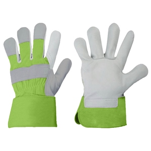 Gants de sécurité industriels de haute qualité, résistants, en cuir de chèvre, avec manchette de sécurité, doux, confortables, résistants à la chaleur, respirants - Product Image 5