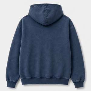 เสื้อฮู้ดผู้ชาย Silk Road Generations สีน้ำเงิน ผ้าฝ้ายเฟรนช์เทอร์รี่ มีกระเป๋า แห้งเร็ว สวมใส่สบายในฤดูหนาว ราคาถูก รับผลิตแบบ OEM - Product Image 4