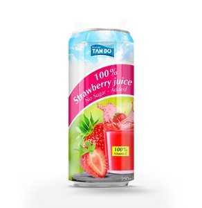 Bebida Tropi Juice 330ml Lata Corta de Aluminio 100% Puré de Fruta Saborizado Bajo en Grasa Esterilizado Recién Exprimido 5 Brix Guayaba Sandía - Product Image 2