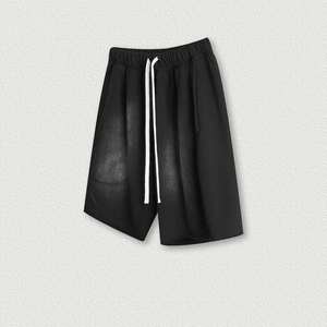 Shorts de plage amples pour hommes, style vacances d'été confortable, shorts de yoga pour femmes, taille haute élastique, short de fitness et de course - Product Image 5