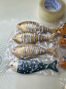 Premium Handmade Wooden Fish Decor Vietnam Natural Wood Fish Sculpture Home Decoration Export Quality - Product Image 4