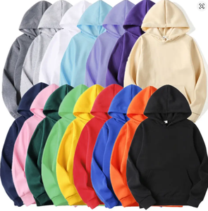 <b>Pink</b> Hooded <b>Sweatshirt</b> Regular Fit Solid Color Knitted Fabric Casual Style for Adults Autumn Wear - Product Image 6