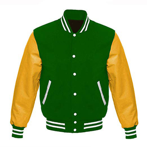 Wholesale OEM Custom Unisex High Quality Fleece Varsity <b>Jacket</b> Sporty Stand Collar <b>Canvas</b> Embroidered Front Logo Winter - Product Image 1