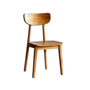 เก้าอี้ร้านอาหารทำจากไม้สักเก่าคุณภาพดี ดีไซน์เรียบง่ายมินิมอล ขายในราคาประหยัด - Product Image 1