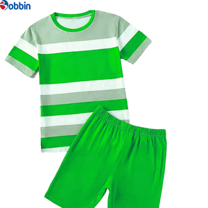 Top Trending Hot Selling Hip Hop Casual Women's Summer Casual Stretch Stripe Design 2 <b>Pc</b> T-shirt and Shorts <b>Set</b> Women's <b>Sets</b> - Product Image 3