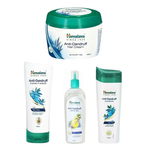 Kit esencial para el cuidado del cabello anticaspa con champú, acondicionador, aceite y crema de árbol de té para el cuidado del cuero cabelludo y control de la descamación, a base de hierbas. - Product Image 3