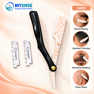 Custom Hair Cutting Razor Professional Barber Folding <b>Straight</b> Razor Hair Styling Texturizing Thinning Tool for Hairdresser - Product Image 2
