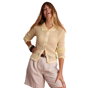 Cárdigan de Punto Charlie para Mujer, Transpirable, de Manga Larga, Estilo Casual, Costero, para Uso Diario, Cómodo - Product Image 3