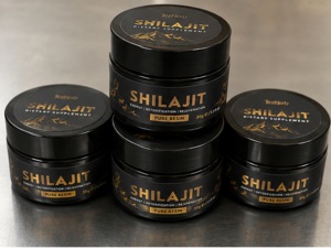 Resina de Shilajit Pura de la India, Shilajit Natural del Himalaya en Forma de Ladrillo - Product Image 1