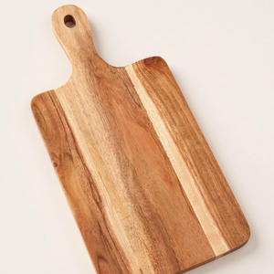 Planche à découper rustique en bois de sheesham de qualité supérieure, idéale pour la découpe quotidienne du pain et des légumes. - Product Image 1