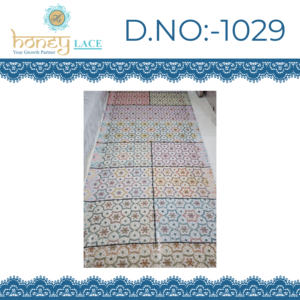 Tela de Chifón Chinon HONEY LACE Premium, Estampada con Flores y Cuentas, Peso Medio, Antiestática, Transpirable, Accesorios para Bodas - Product Image 3