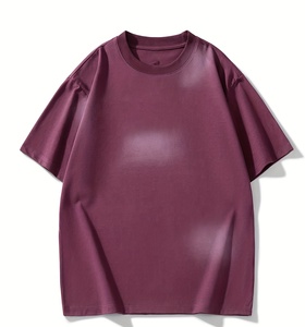 เสื้อยืดพิมพ์ลายกราฟิกวินเทจทรงโอเวอร์ไซส์แบบย้อมสีเอซิด ขายส่ง ออกแบบเองได้ เสื้อยืดผ้าฝ้ายสตรีทแวร์สำหรับผู้ชาย - Product Image 1