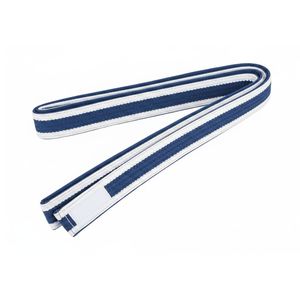 Custom Color Martial Arts Belts Karate / OEM New 2026 High Quality 100% Cotton Martial Arts Belts <b>Blue</b> for Sale - Product Image 2