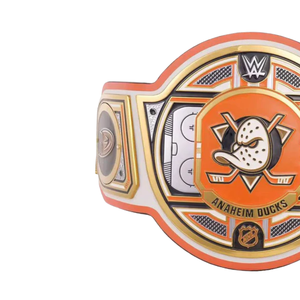 Ceinture de championnat des Anaheim Ducks de la LNH, personnalisable, de haute qualité, orange et or, ceinture sportive personnalisée, ceinture de champion pour collectionneurs - Product Image 3
