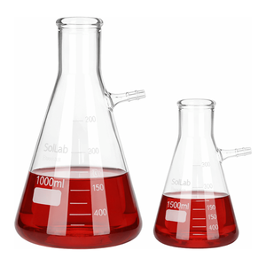 Fiole filtrante graduée en verre borosilicaté 3.3 SciLab à paroi épaisse pour filtration sous vide poussé 25-2000 ml - Product Image 2