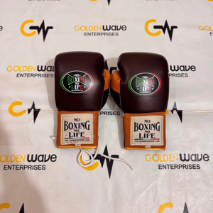 Guantes de Boxeo de Primera Calidad, Estilo Único Hecho a Medida, Sin Boxeo No Hay Vida, Cuero Vacuno Original, Fabricación Profesional - Product Image 2