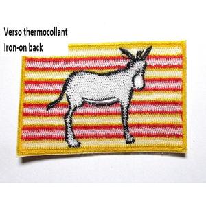 Patch brodé personnalisé pour sweat à capuche, thermocollant ou à coudre, badge logo tissé pour sweats à capuche, sweats, vestes, chapeaux, vêtements – Vente en gros directe usine - Product Image 3