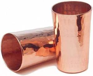 Gobelet en cuivre gaufré fait main à texture florale, verre à eau décoratif en métal, vaisselle indienne, articles de cuisine et de bar - Product Image 6